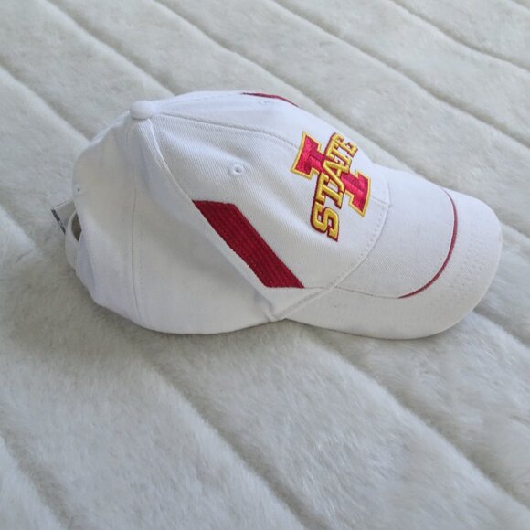 Vintage Nike Team Iowa State Hat Cap Adjustable White - Picture 4 of 11